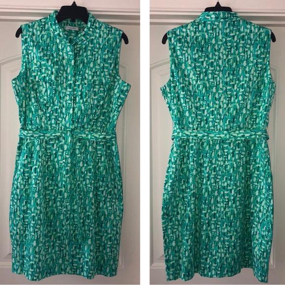 Calvin Klein Geometric Dress - Picture 1 of 16